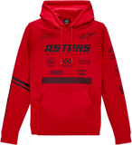 ALPINESTARS Multi Race Hoodie - Red - Large 12135150030L