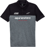 ALPINESTARS Paddock Polo Shirt - Black/Heather Charcoal - XL 1213412001088XL