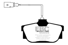 Carica l&#39;immagine nel visualizzatore di Gallery, EBC 00 Volkswagen Eurovan 2.8 (ATE) with Wear Leads Ultimax2 Rear Brake Pads