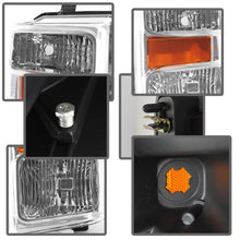 Load image into Gallery viewer, Xtune Ford F250/350/450 Super Duty 08-10 OEM Headlights Chrome HD-JH-FS08-AM-C