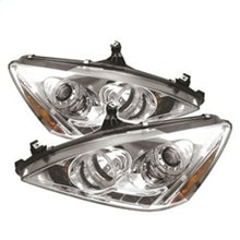 Cargar imagen en el visor de la galería, Spyder Honda Accord 03-07 Projector Headlights LED Halo Amber Reflctr LED Chrm PRO-YD-HA03-AM-C