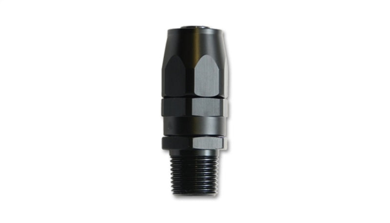 Vibrant -12AN Male NPT Straight Hose End Fitting - 3/4 NPT