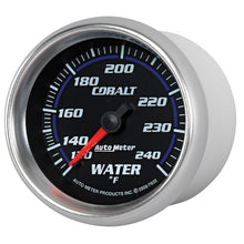 Carica l&#39;immagine nel visualizzatore di Gallery, Autometer Cobalt 66mm 120-240 Degree F Mechanical Water Temperature Gauge