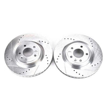 Carica l&#39;immagine nel visualizzatore di Gallery, Power Stop 11-14 Ford Mustang Front Evolution Drilled &amp; Slotted Rotors - Pair