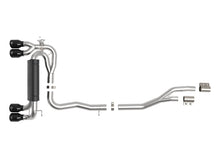 Cargar imagen en el visor de la galería, aFe MACHForce XP Exhausts Cat-Back SS 19-21 BMW M2 Competition L6-3.0L w/Black Tips