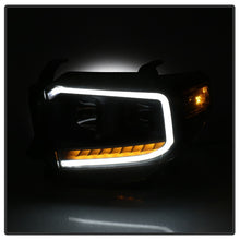 Load image into Gallery viewer, xTune 14-17? Toyota Tundra DRL LED Light Bar Proj Headlights - Black Smoke (PRO-JH-TTU14-LB-BSM)