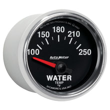 Laden Sie das Bild in den Galerie-Viewer, Autometer GS 52mm 100-250 Deg F Short Sweep Electronic Water Temperature Gauge