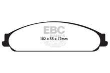 Charger l&#39;image dans la galerie, EBC 04-07 Ford Five Hundred 3.0 Greenstuff Front Brake Pads