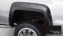 Charger l&#39;image dans la galerie, Bushwacker 16-18 GMC Sierra 2500 Fleetside Pocket Style Flares 4pc 78.8/97.6in Bed - Onyx Black