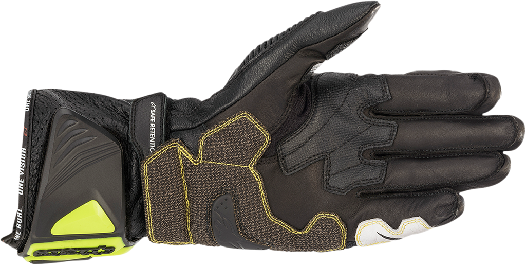 ALPINESTARS GP Tech v2 Gloves - Black/Yellow/White/Red - Large 3556622-1503-L