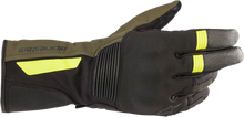 Carica l&#39;immagine nel visualizzatore di Gallery, ALPINESTARS Denali Aerogel Drystar? Gloves - Black/Green/Yellow - Small 3526922-1685-S