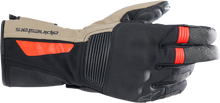 Carica l&#39;immagine nel visualizzatore di Gallery, ALPINESTARS Denali Aerogel Drystar? Gloves - Black/Tan/Red - 2XL 3526922-1853-2X