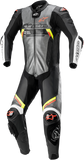 ALPINESTARS Missile Ignition v2 1-Piece Suit - Metallic Gray/Black/Yellow/Red Fluorescent - US 36 / EU 46 3150222-9135-46