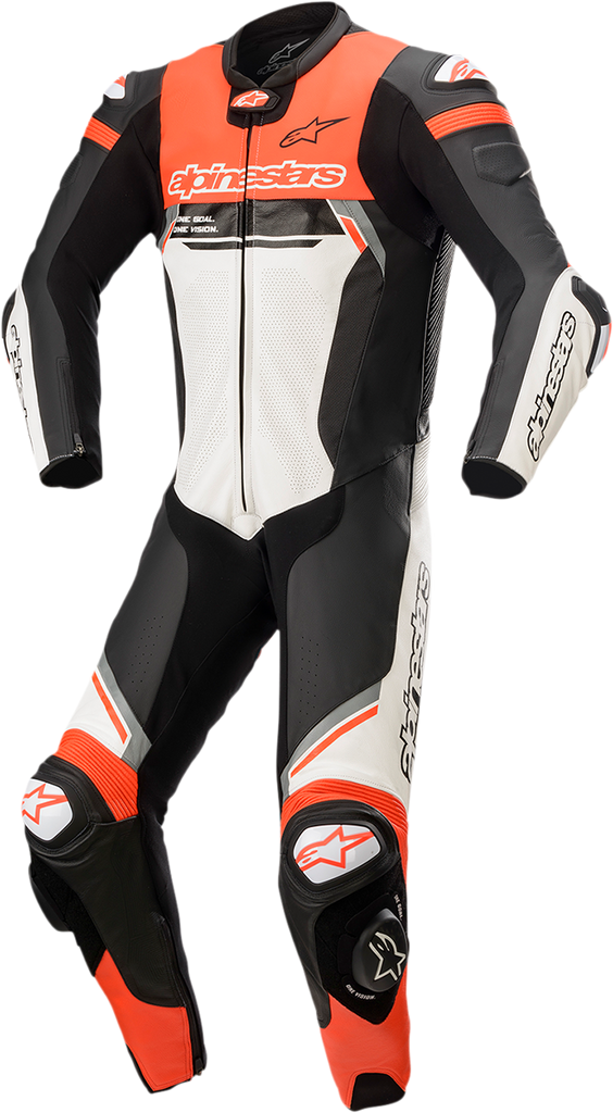 ALPINESTARS Missile Ignition v2 1-Piece Suit - Black/White/Red Fluorescent - US 38 / EU 48 3150222-1231-48