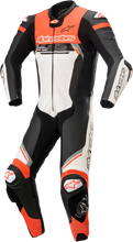 Cargar imagen en el visor de la galería, ALPINESTARS Missile Ignition v2 1-Piece Suit - Black/White/Red Fluorescent - US 38 / EU 48 3150222-1231-48