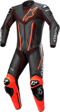 Carica l&#39;immagine nel visualizzatore di Gallery, ALPINESTARS Fusion 1-Piece Suit - Black/Red Fluorescent - US 38 / EU 48 3153022-1030-48