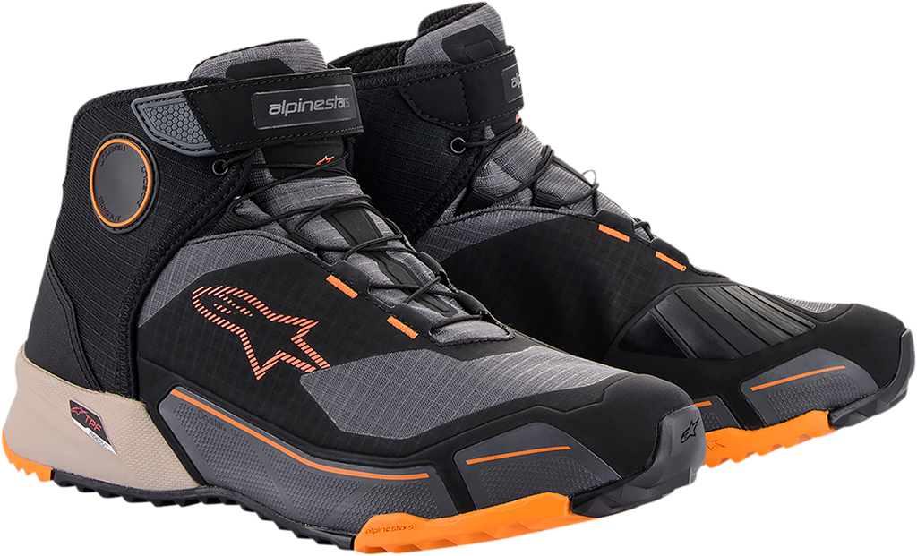 ALPINESTARS CR-X Drystar? Shoes - Black/Brown/Orange - US 11.5 26118201284-115