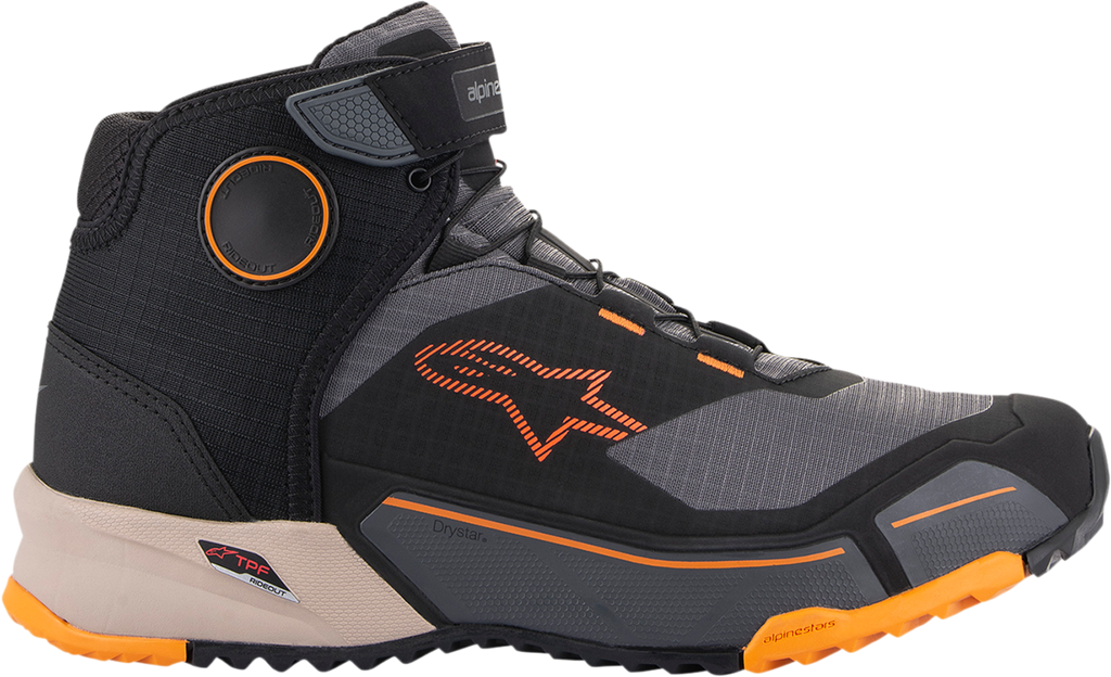 ALPINESTARS CR-X Drystar? Shoes - Black/Brown/Orange - US 11.5 26118201284-115