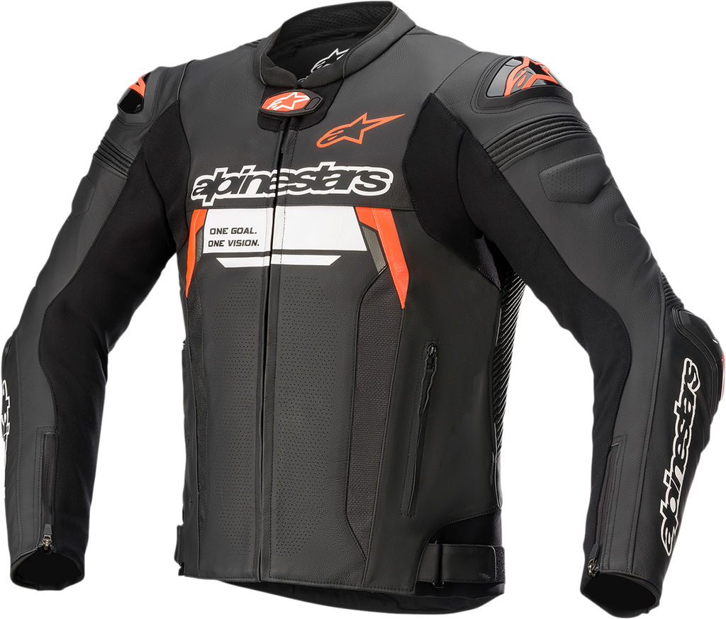 ALPINESTARS Missile Ignition v2 Leather Jacket
 - Black/Red/White - US 38 / EU 48 3100222-1030-48