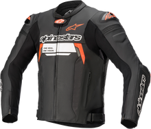 Cargar imagen en el visor de la galería, ALPINESTARS Missile Ignition v2 Leather Jacket
 - Black/Red/White - US 38 / EU 48 3100222-1030-48