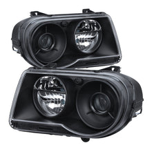 Charger l&#39;image dans la galerie, Xtune Chrysler 300C w/ Halogen Projection Style Only 05-10 Headlights Black HD-JH-C300C-BK