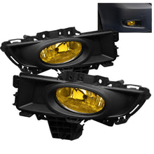 Cargar imagen en el visor de la galería, Spyder Mazda 3 07-08 4Dr OEM Fog Lights (Wont Fit Sports/Gt Or Htchbck)w/swch Yellow FL-CL-MAZ307-Y