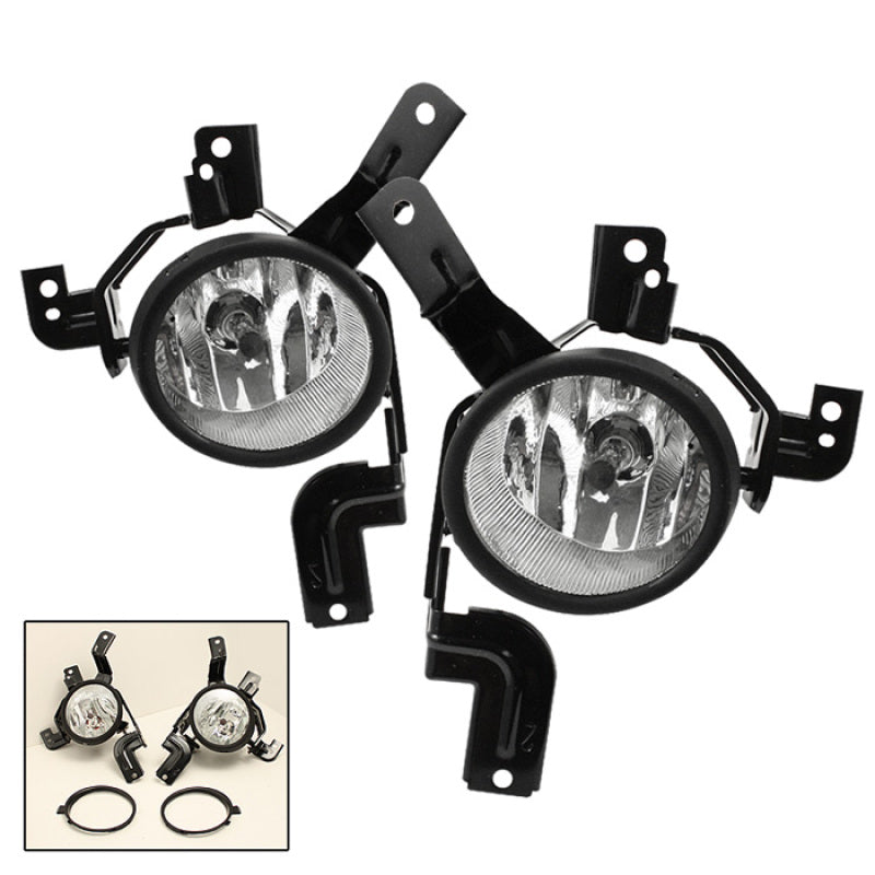 Spyder Honda CRV 07-09 OEM Fog Lights W/Switch Clear FL-HCRV07