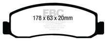 Cargar imagen en el visor de la galería, EBC 08-10 Ford F250 (inc Super Duty) 5.4 (2WD) Extra Duty Front Brake Pads