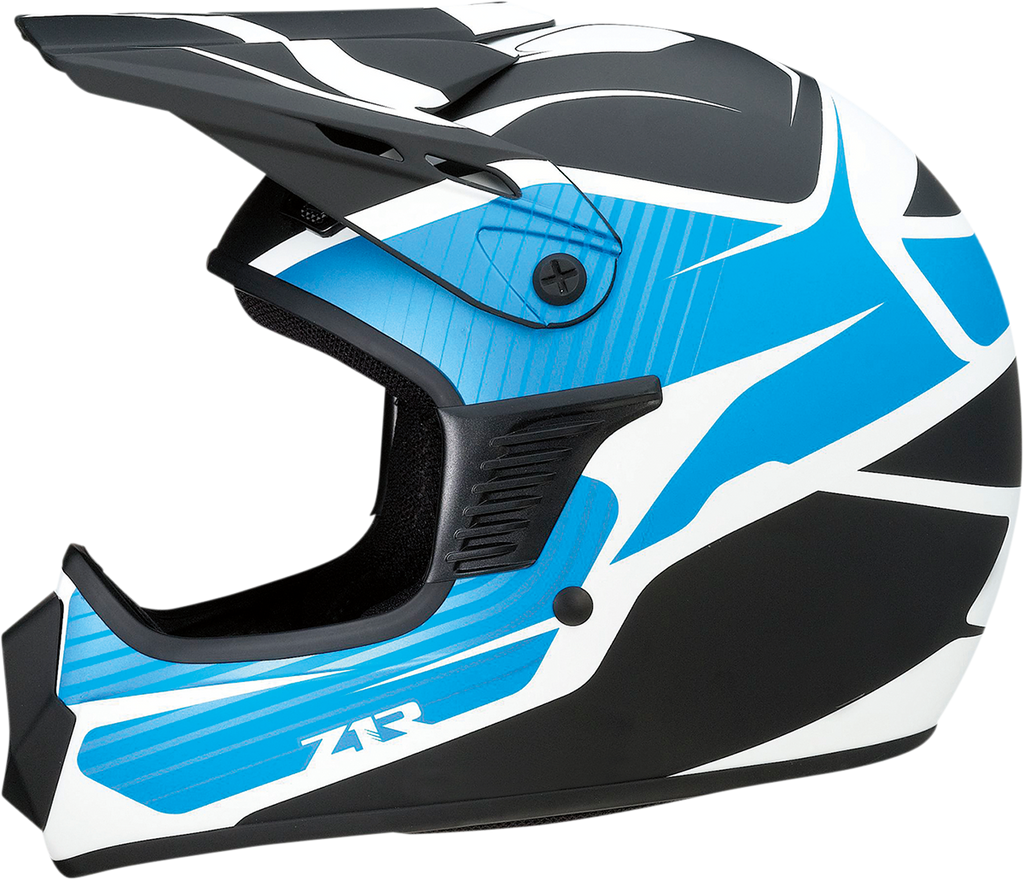 Z1R Child Rise Helmet - Flame - Blue - S/M 0111-1435