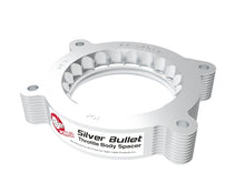 Laden Sie das Bild in den Galerie-Viewer, aFe 2020 Vette C8 Silver Bullet Aluminum Throttle Body Spacer Works w/ Factory Intake Only - Silver