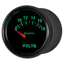 Laden Sie das Bild in den Galerie-Viewer, Autometer GS 52mm 8-18 Volts Short Sweep Electronic Voltmeter Gauge