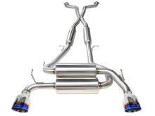 Laden Sie das Bild in den Galerie-Viewer, aFe Takeda 2-1/2in 304SS Cat-Back Exhaust Infiniti G37 08-13/Q60 14-15 V6-3.7 w/ Blue Flame Tips