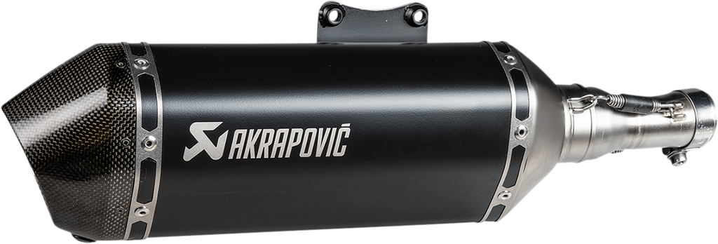 AKRAPOVIC Slip-On Scooter Muffler - Stainless Steel S-VE125SO3-HZBL