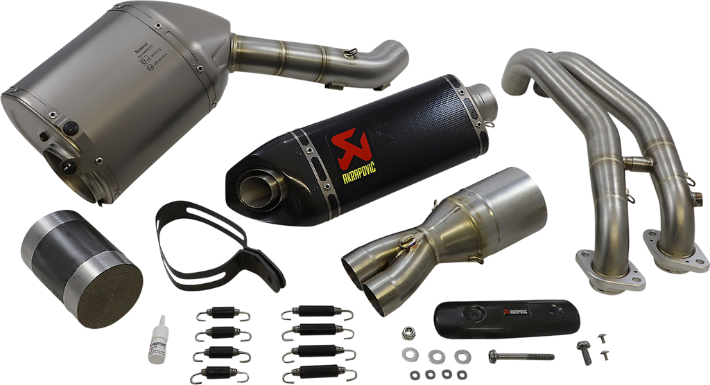 AKRAPOVIC Racing Line Complete Exhaust - Carbon Fiber S-A6R4-HAPC