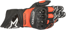 Laden Sie das Bild in den Galerie-Viewer, ALPINESTARS GP Pro RS3 Gloves - Black/Red Fluo - Large 3556922-1030-L