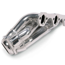 Cargar imagen en el visor de la galería, BBK 79-93 Mustang 351 Swap Shorty Unequal Length Exhaust Headers - 1-5/8 Silver Ceramic