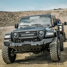 गैलरी व्यूवर में इमेज लोड करें, Westin 18-20 Jeep Wrangler WJ2 Full Width Front Bumper w/LED Light Bar Mount Textured Black