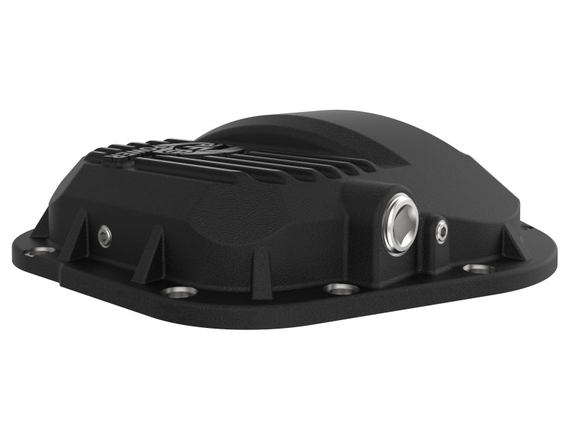 aFe Pro Series Dana 60 Front Differential Cover Black w/ Machined Fins 17-20 Ford Trucks (Dana 60)