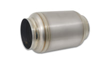 Cargar imagen en el visor de la galería, Vibrant Titanium Muffler w/Natural Tip 3.5in. Inlet / 3.5in. Outlet / 5.5in Dia