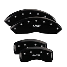 गैलरी व्यूवर में इमेज लोड करें, MGP 4 Caliper Covers Engraved Front &amp; Rear MGP Black Finish Silver Characters 2018 Kia Optima