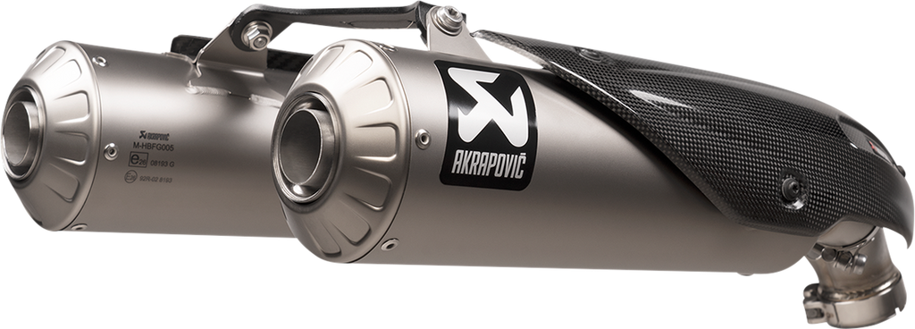 AKRAPOVIC Slip-On Muffler - Titanium S-D11SO13-HBFGT