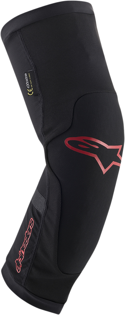 ALPINESTARS Paragon Plus Knee Guards - Black/Red - Small 1652419-13-SM