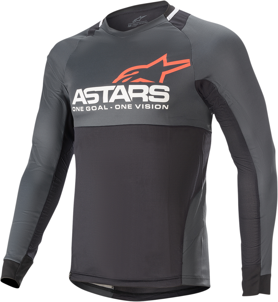 ALPINESTARS Drop 8.0 Long-Sleeve Jersey - Black/Coral - Small 1766921-1793-SM