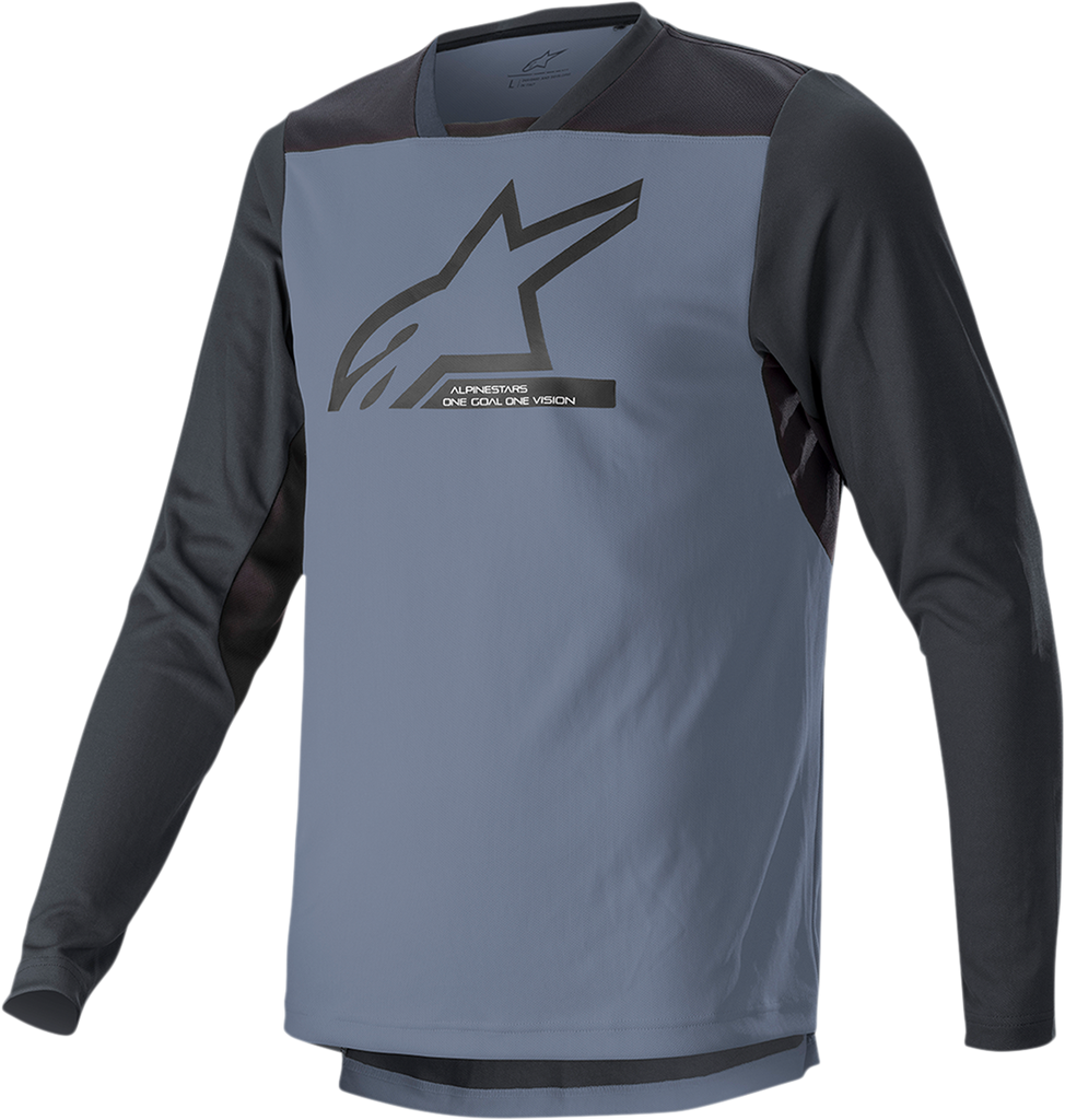 ALPINESTARS Drop 6.0 V2 Long-Sleeve Jersey - Black/Gray - Large 1766422-9291-LG