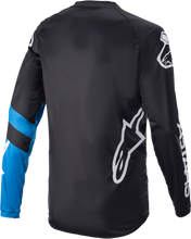 Charger l&#39;image dans la galerie, ALPINESTARS Racer V3 Long-Sleeve Jersey - Black/Bright Blue - Small 1762822-1078-SM