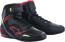 Carica l&#39;immagine nel visualizzatore di Gallery, ALPINESTARS Faster-3 Rideknit Shoes - Black/Red/Yellow - US 7 25103191367