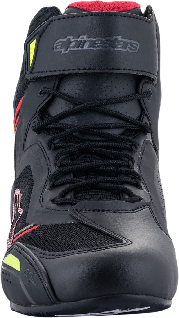 ALPINESTARS Faster-3 Rideknit Shoes - Black/Red/Yellow - US 10.5 251031913610.5