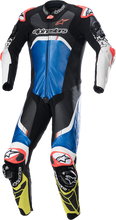 Laden Sie das Bild in den Galerie-Viewer, ALPINESTARS GP Tech Suit v4 - Black/Blue/Yellow Fluorescent - US 38 / EU 48 3156822-1075-48