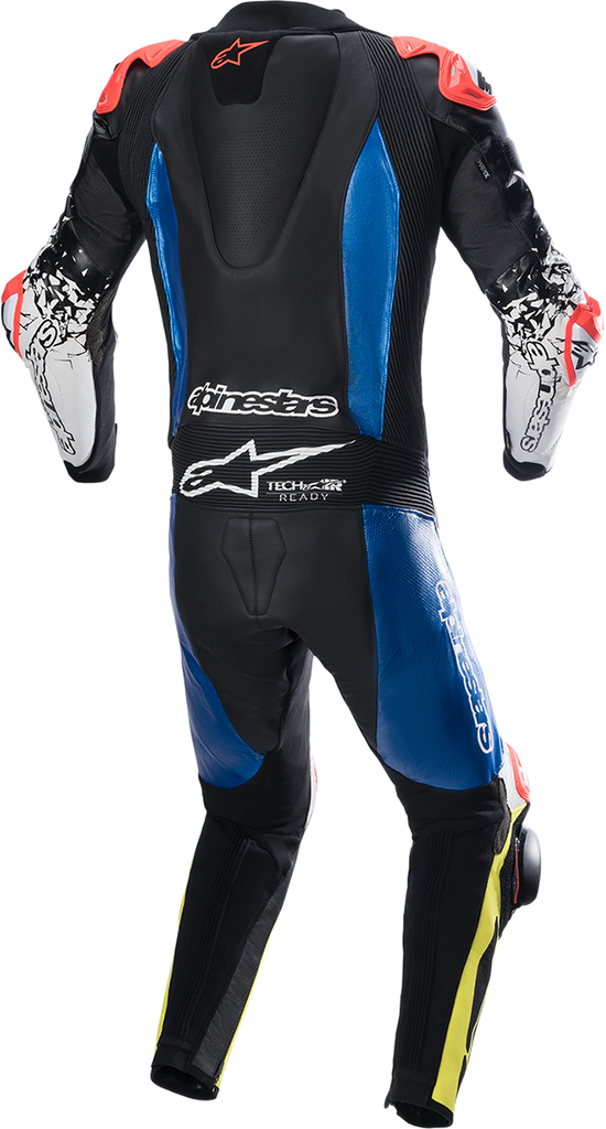 ALPINESTARS GP Tech Suit v4 - Black/Blue/Yellow Fluorescent - US 38 / EU 48 3156822-1075-48