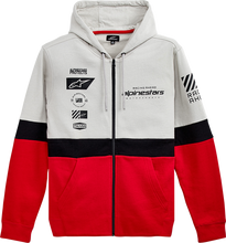 Cargar imagen en el visor de la galería, ALPINESTARS Position Zip Hoodie - Silver/Black/Red - Medium 1212-530221096M